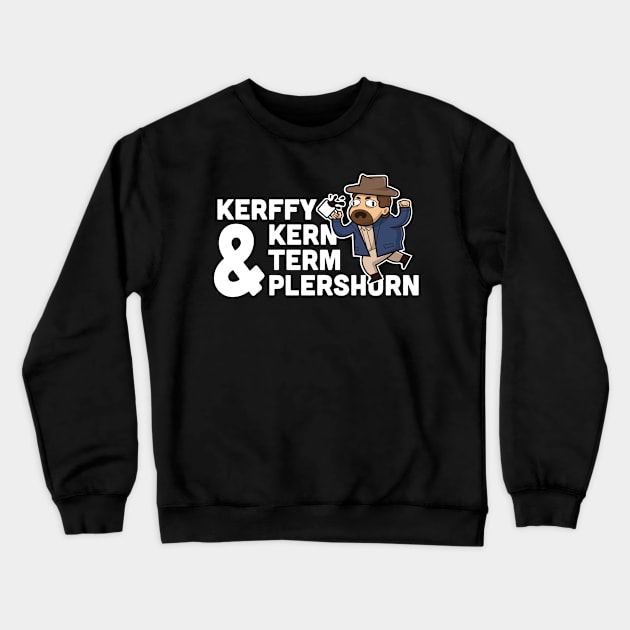 Coffee and Contemplation Crewneck Sweatshirt by Vexil Design